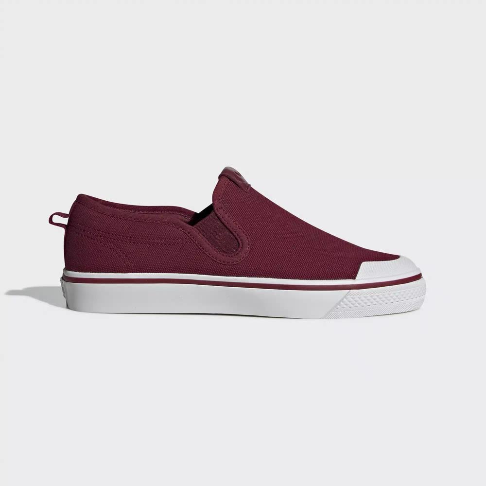 Adidas Nizza Slip-on Tenis Rojos Para Mujer (MX-78370)